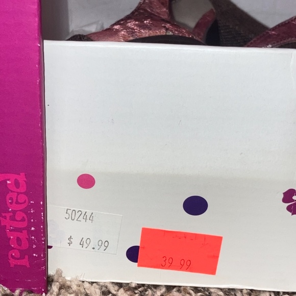 Not Rated Pink Flower Heels - Picture 5 of 5